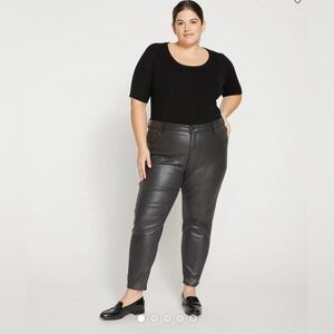 NWT Universal Standard Shimmer Seine High Rise Skinny Jeans SZ 24